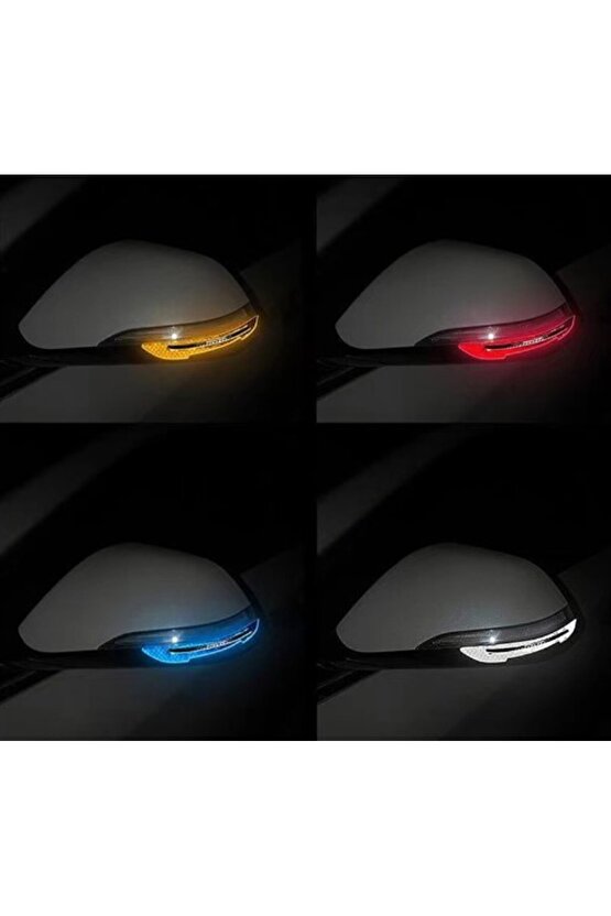 Araba Ayna Çarpma Koruyucu Renkli Reflektif Şerit