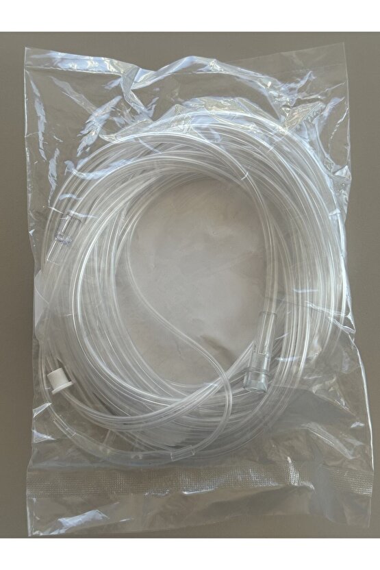 Oksijen Kanülü 5 METRE Silikonlu Nazal Kanül Yetişkin