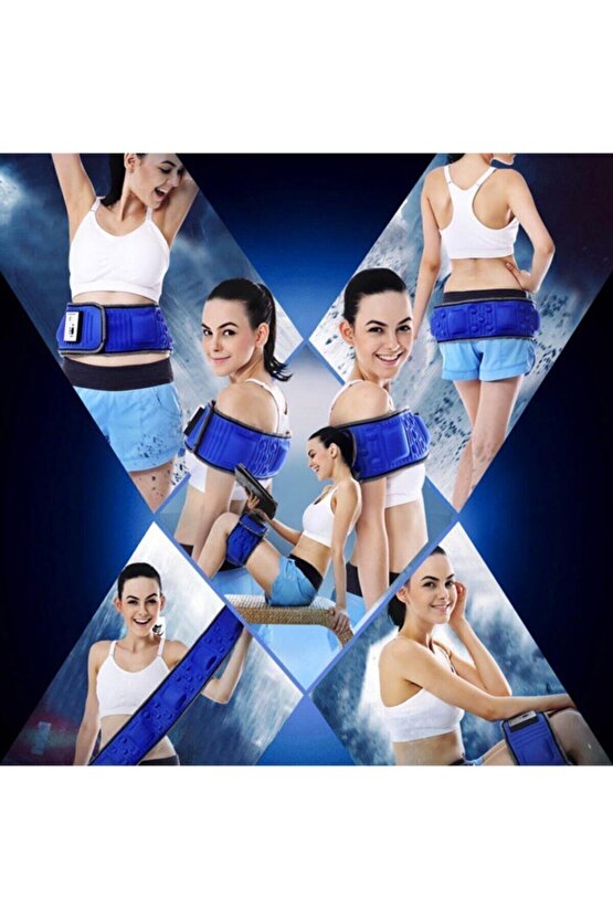 Masaj Kemeri 5motor Zayıflama Ve Masaj Kemeri Elektrikli Titreşimli Bel Egzersiz Bacak Göbek Karın