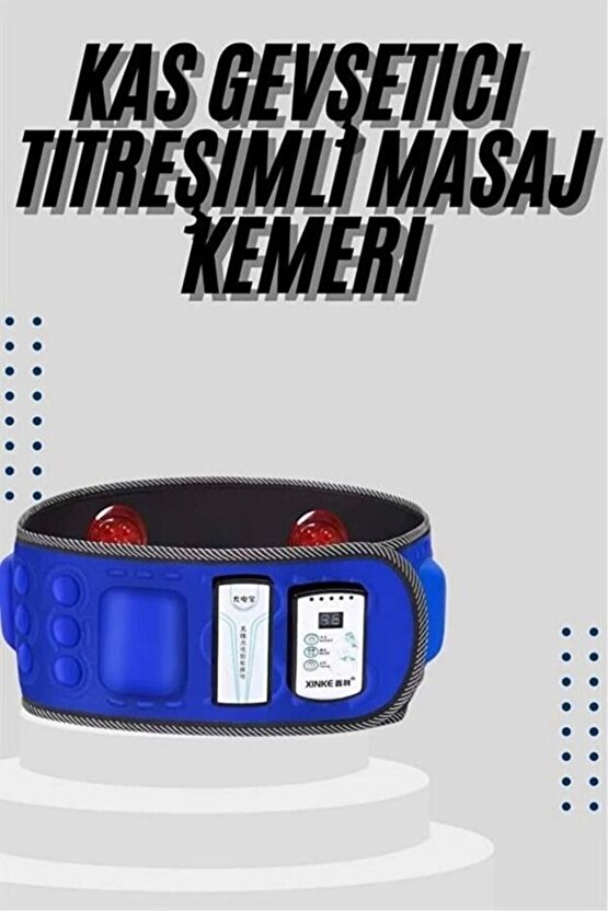 5 Motorlu Titreşimli Masaj Aleti Göbek Kemeri Selülit Cihazı Incelme Korsesi Eritme Zayıflama