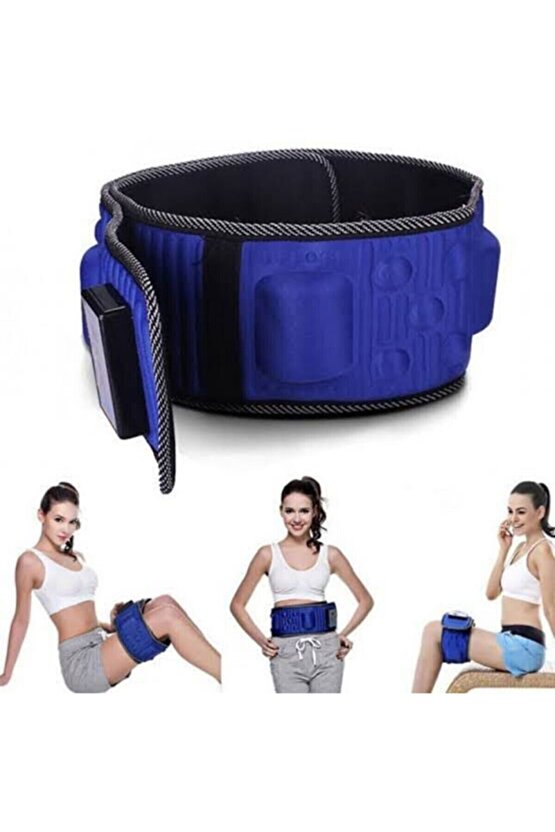 5 Motorlu Ve Masaj Kemeri Elektrikli Titreşimli Bel Egzersiz Bacak Göbek Karın Masajı