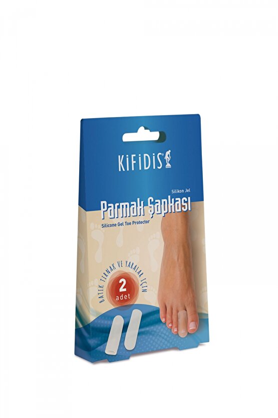 Silikon Jel Parmak Şapkası (Small)-Küçük Parmak Nasır ve Tırnak Koruyucu Kılıf (1 Adet) 270