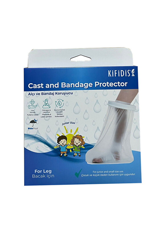 Alçı ve Bandaj Koruyucu Çocuk İçin Bacak