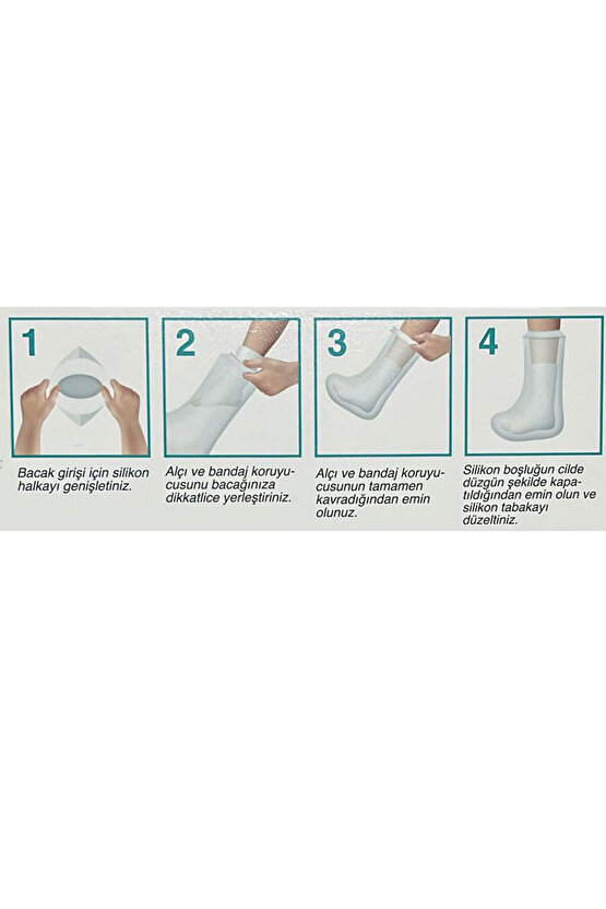 Alçı ve Bandaj Koruyucu Çocuk İçin Bacak