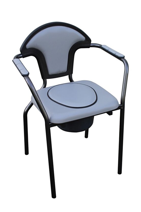 30042 Open Klozetli Sandalye Gri Ve Mavi Renk