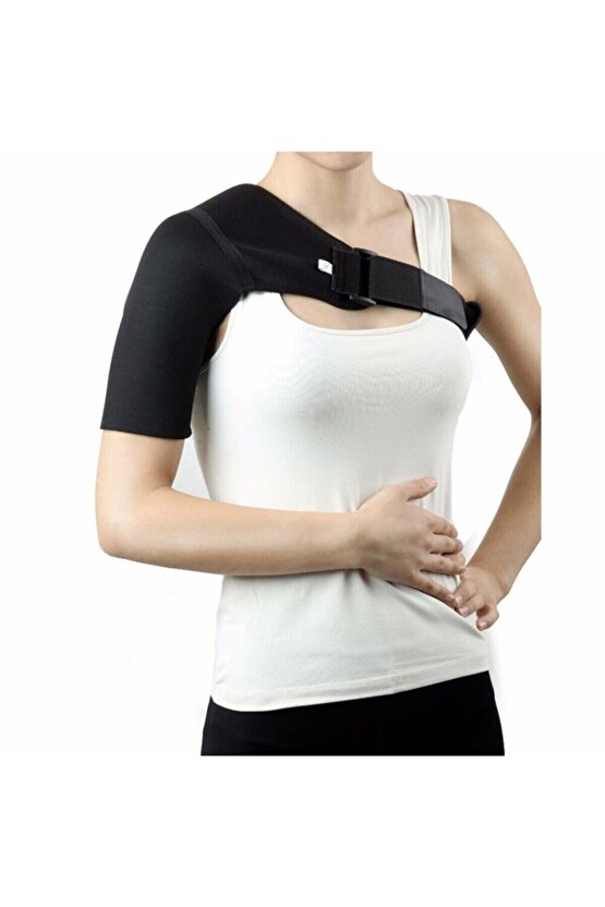 Siyah Omuz Destekleyici Medikal Korse Rahat ve Özel Tasarım