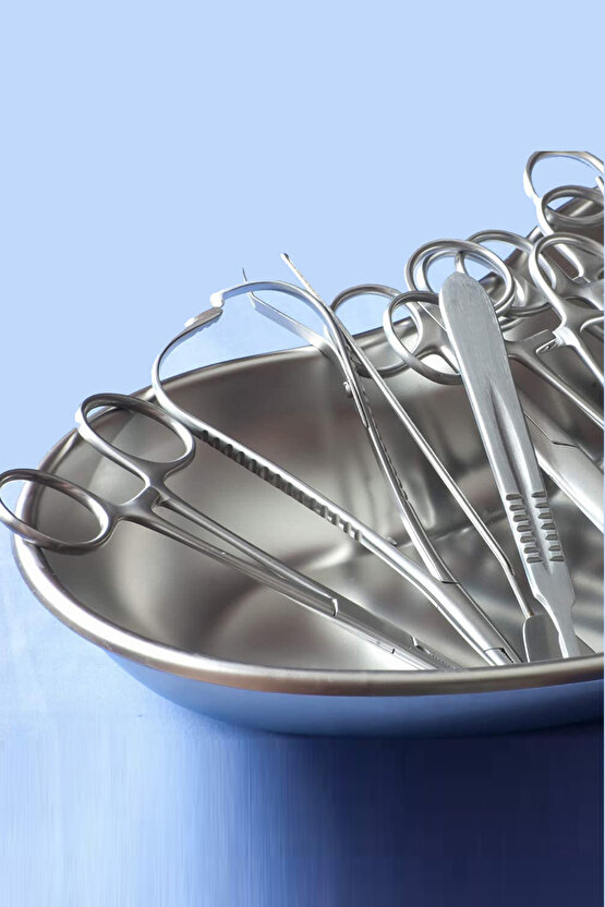 Böbrek Küvet 30 cm Paslanmaz Çelik