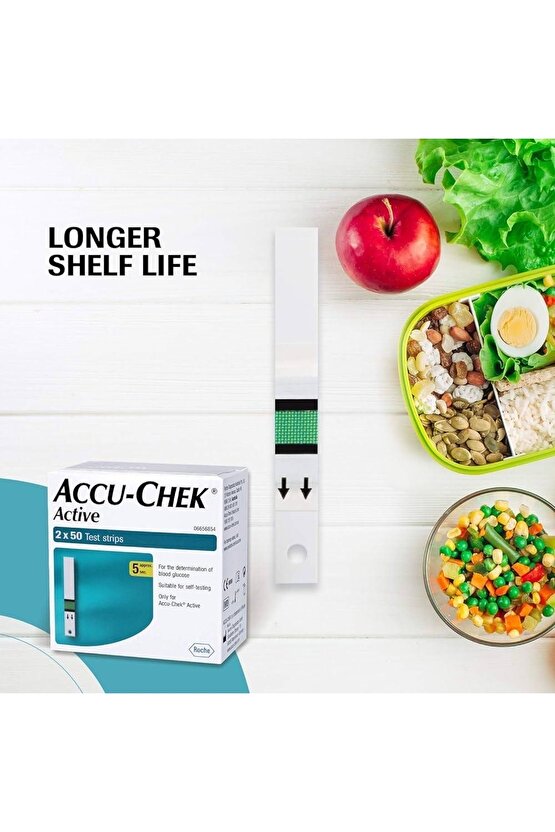 Accu-check Active Şeker Ölçüm Çubuğu 50 Adet