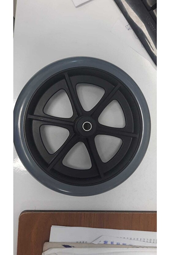 2 ADET Manuel Tekerlekli Sandalye Ön Tekeri Dolgu