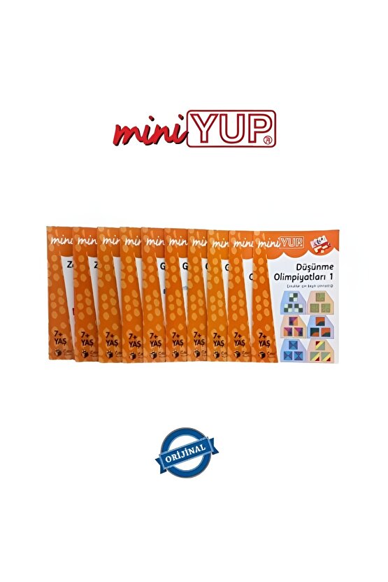 MiniYUP 7+ Yaş Görsel Dikkat ve Algı Geliştirme Seti SadeceKitapları-Kontrol Kutusu Dahil Değildir