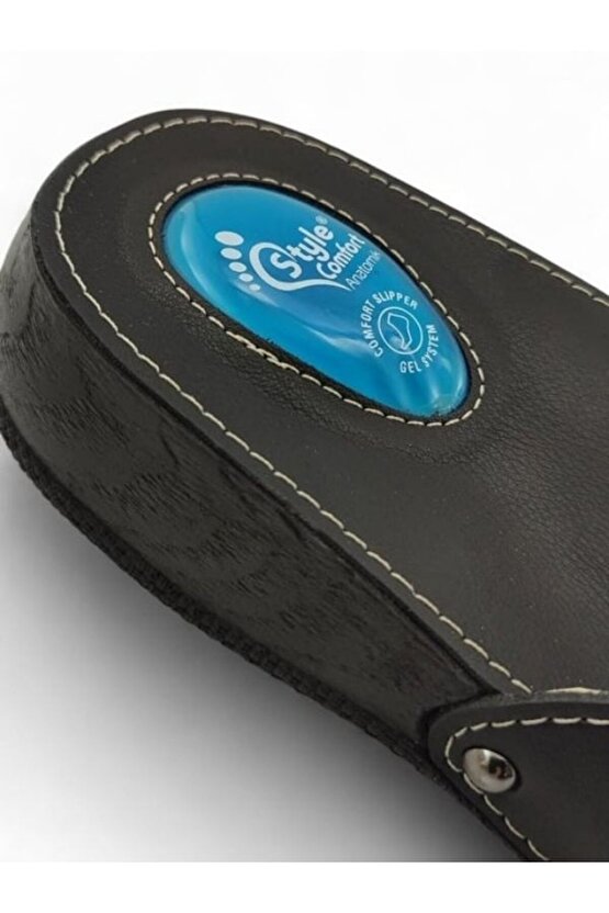 Silikon Jelli Ortopedik Topuk Dikeni Terliği Siyah 063 Vixen-1