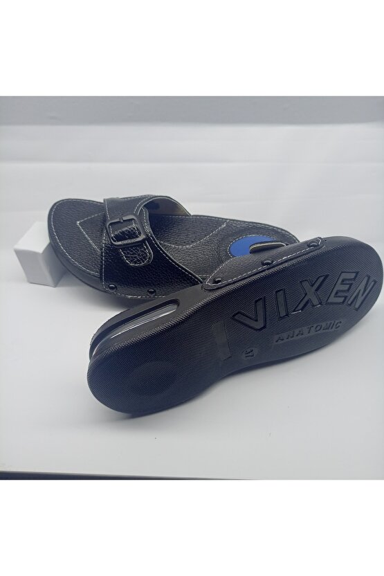 Vıxen Topuk Dıkenı Ortopedik Zenne Terlik 100%100 Hakiki Deri Terlik