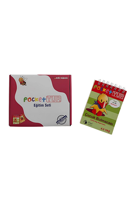 Akıllı Düğmeler - Pocketyup - 4-6 Yaş Çocuk Bulmacası Kitabı Kontrol Kutusu