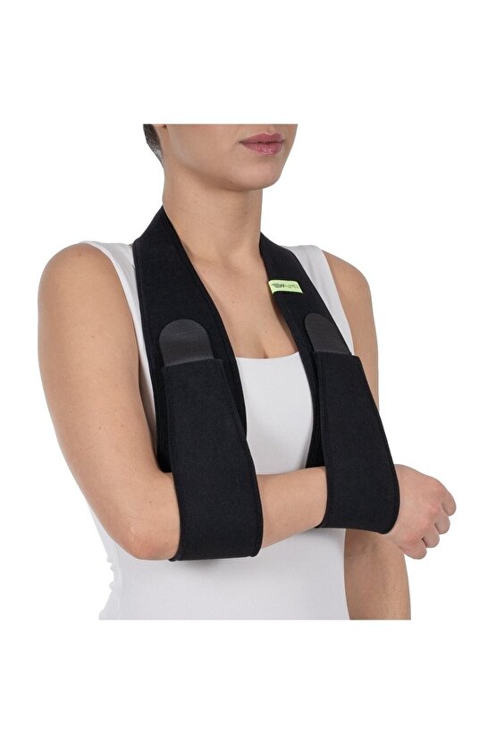 Pratik Kol Askısı Siyah Cırt Ayarlı Kol Askısı Standart Beden