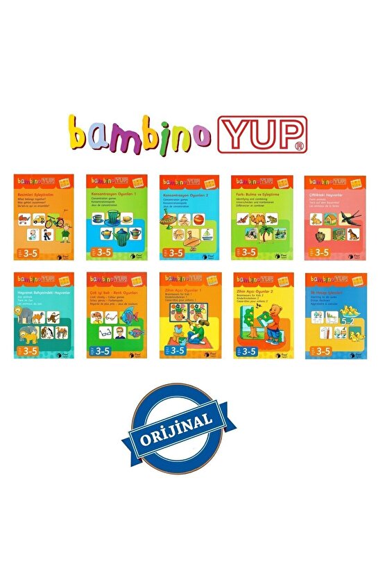 Bambinoyup 4 Yaş Görsel Dikkat Geliştirme Eğitim Seti