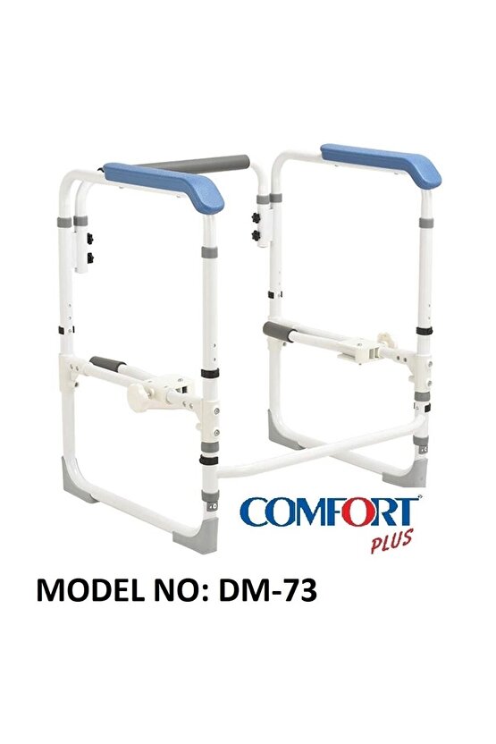 Klozet Destek Barı | Yükseklik Ayarlı, Ergonomik Tutunma Barı DM-73