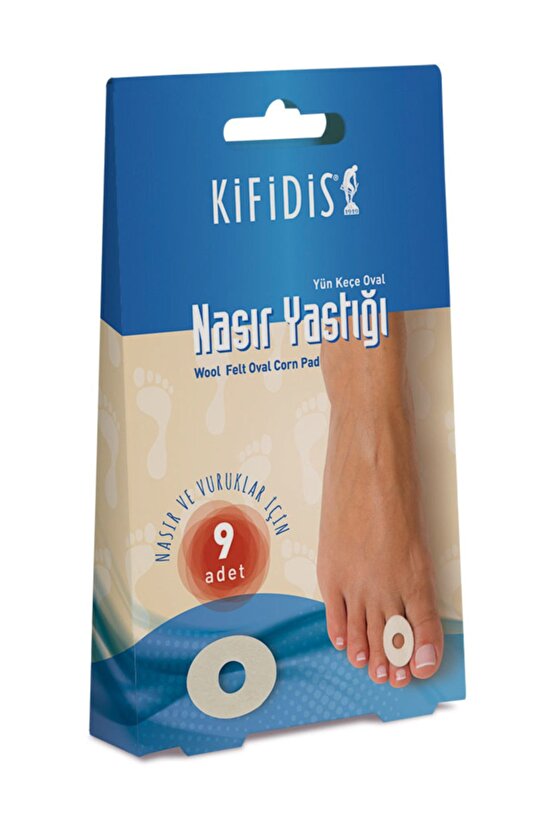 Yün Keçe Oval Nasır Yastığı Seti, 9 Adet, Rahatlık ve Konfor İçin Tasarlandı