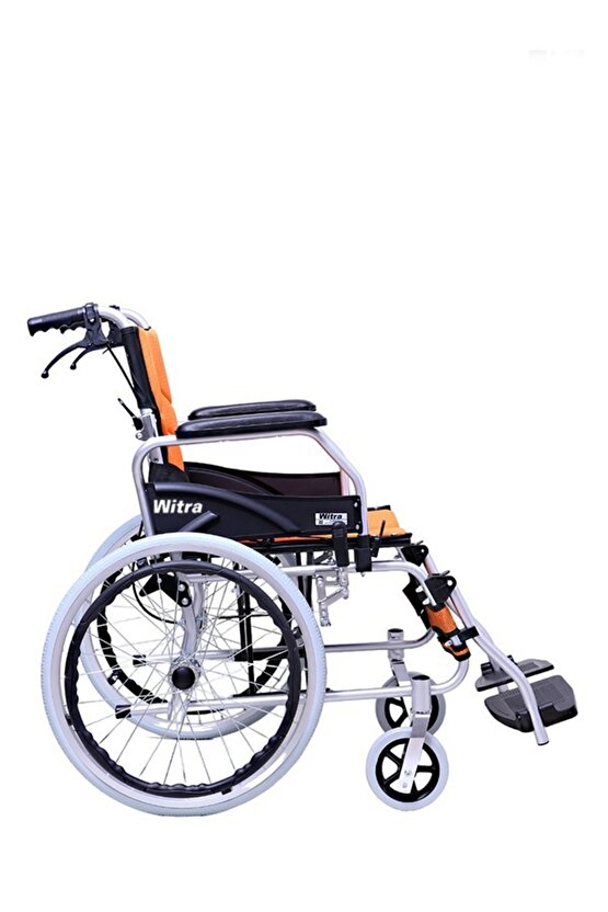 Wipperman Marka Tekerlekli Sandalye Hasta Transfer Manuel Katlanabilir Sandalye Hasta Bakım