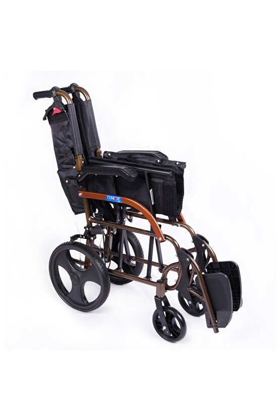 GK863LABJ-12 Jet Black Transfer Alüminyum Tekerlekli Sandalye