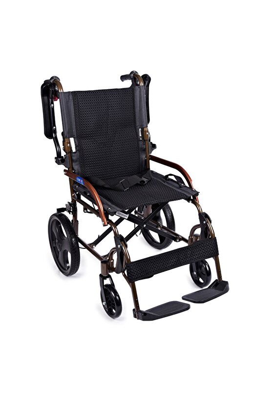 GK863LABJ-12 Jet Black Transfer Alüminyum Tekerlekli Sandalye