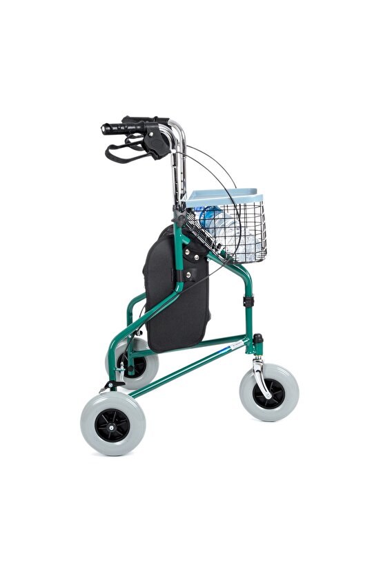 Ky9143 3 Tekerlekli Ithal Yürüteç Rolatör COMFORT üç Lüx Tekerlekli Sepetli Yürüteç