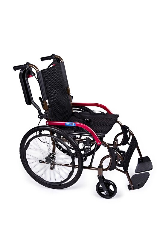 Gk863laj-20 Jet Black Transfer Alüminyum Tekerlekli Sandalye