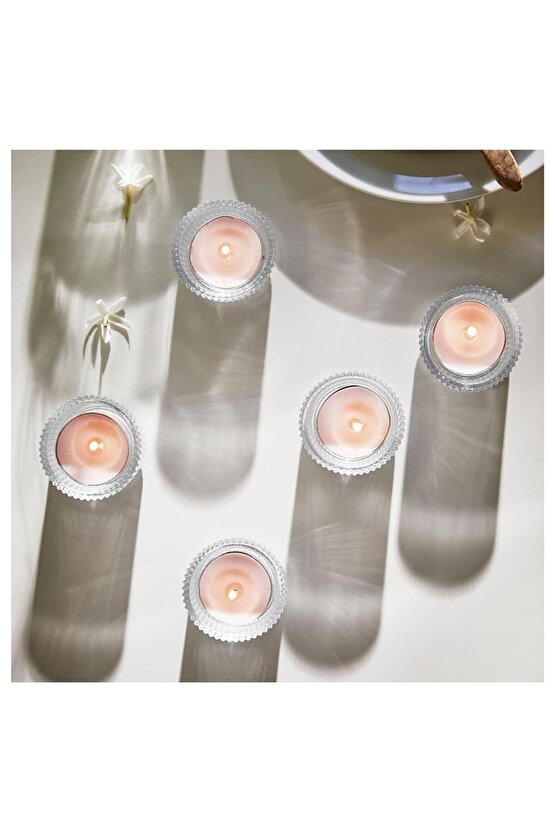 Lugnare Kokulu Tealight Mum, Pembe