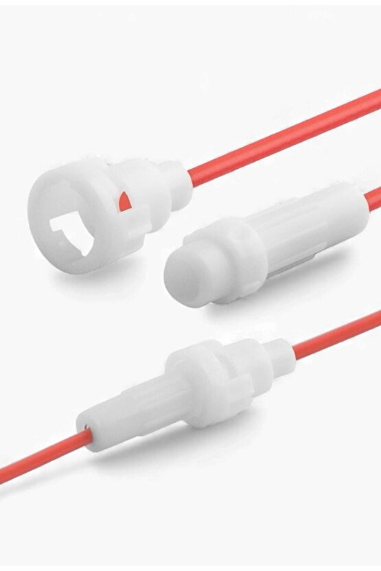 Kablolu Küçük Sigorta Yuvası 5x20mm | Cam Sigorta Tutucu, Oto ve Elektronik İçin