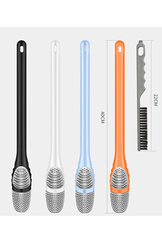 Süper Pratik Ördek Tasarımlı Silikon Tuvalet ve İnce Detay Fırçası