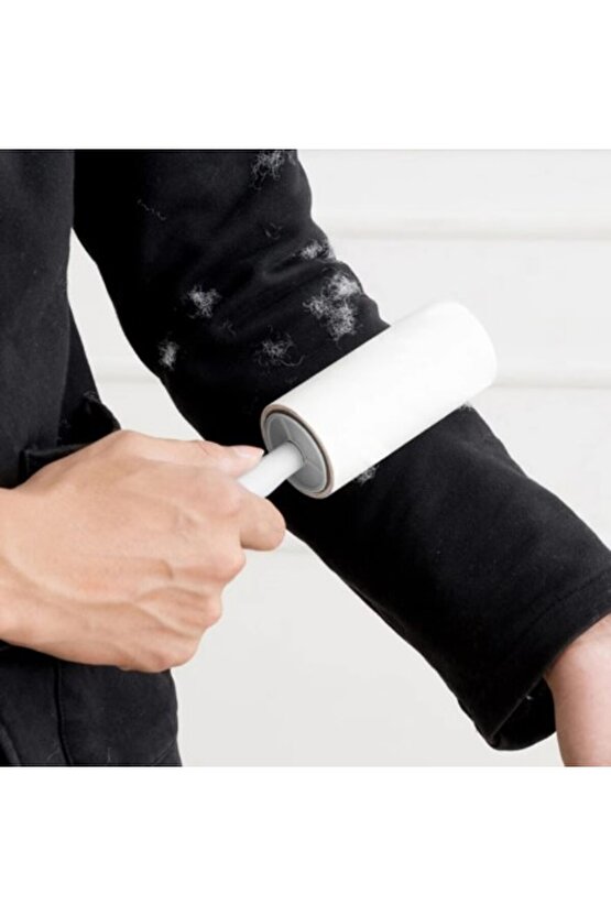 4 Yedekli 240 Yaprak Tüy Toz Toplama Rulosu