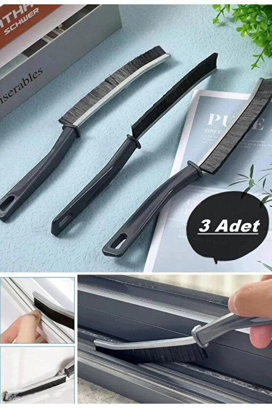 Süper İkili Set + Temizlik Seti 3 Adet Ara Fırça 3 Adet Çizilmez Tel Bulaşık Bezi