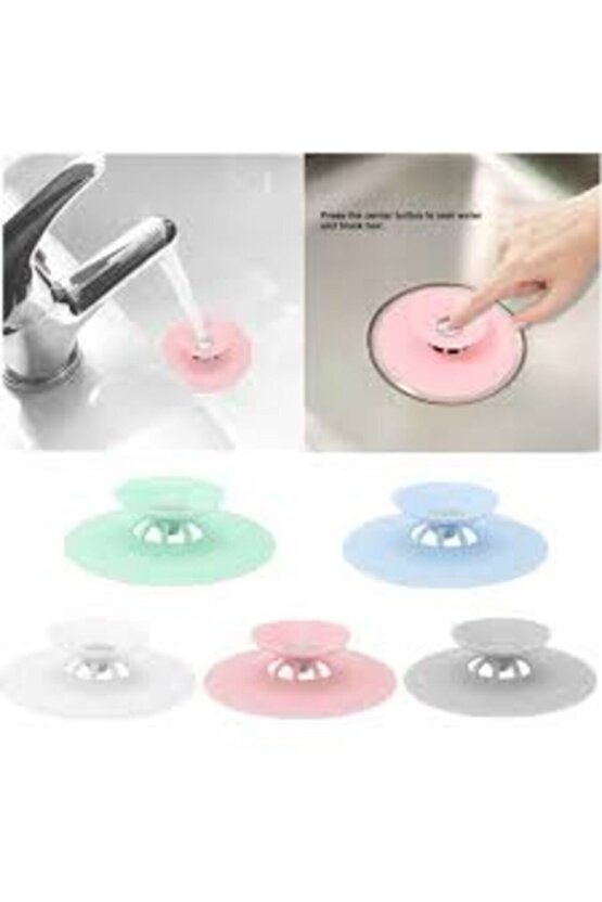 Lavabo Ve Küvet Tıkacı Mutfak Banyo Duş Gider Tıpası Tıkaç Tıkanıklık Tıkanma Önleyici Süzgeç Tıpa