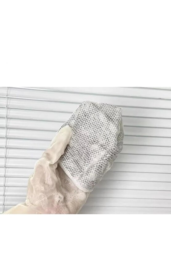 5 Adet Çok Fonksiyonlu Çizilmez Tel Bulaşık Bezi Bulaşık Tel Ovalama Bezi Çelik Tel Bulaşık Havlu