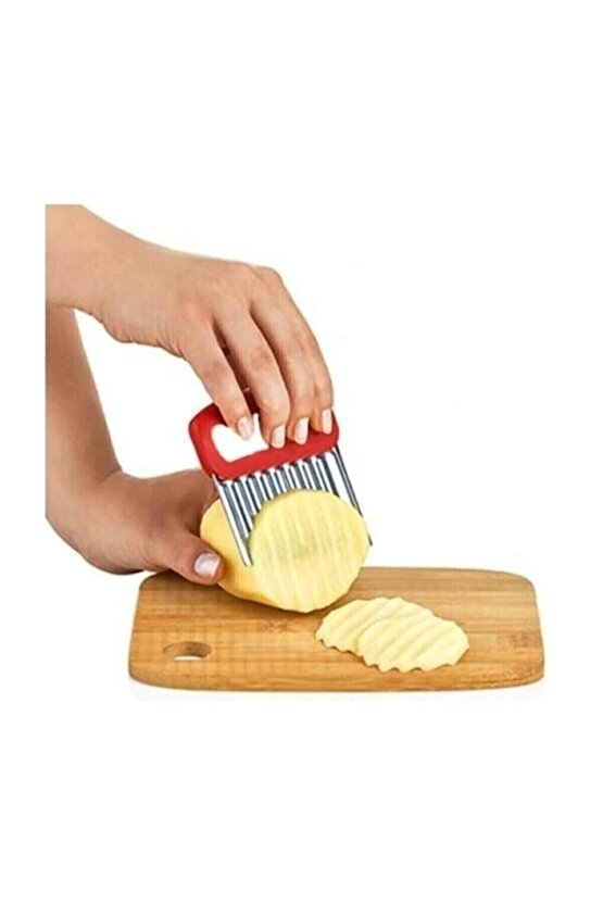 Şekilli Sebze Ve Meyve Dilimleyici Patates Dilimleyici Cips Kesici