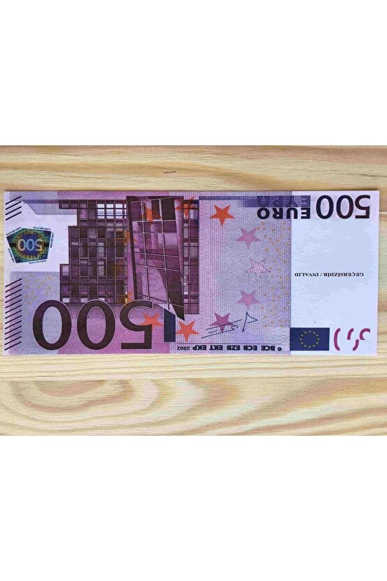 1 Deste 500 Euro Gerçekçi Şaka Oyun Parası Para Desteli 100 Adet