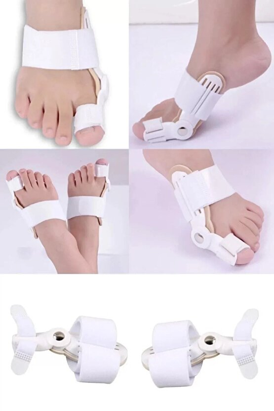 Ayak Baş Parmak Kemik Düzeltici Halluks Valgus Ayak Bakımı Bunyon Koruyucu Gece Pratik