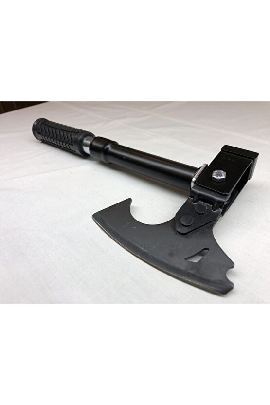 Portatif Pratik Sökülebilir Paslanmaz Çelik Kesici Balta Çekiç Ve Siyah Taşıma Çantası