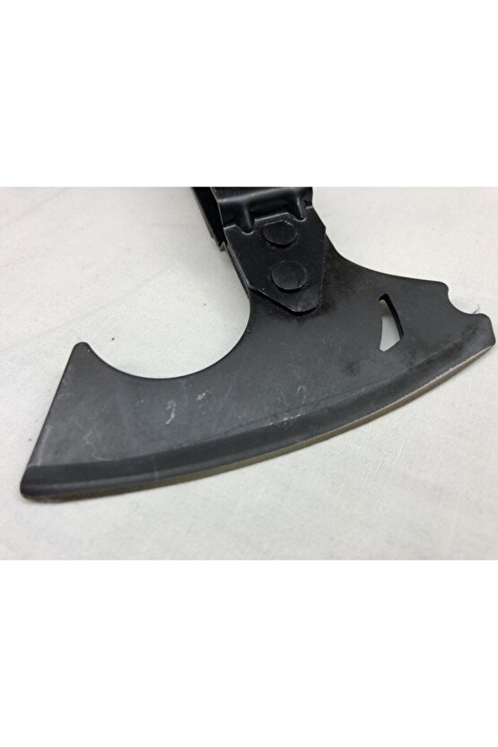 Portatif Pratik Sökülebilir Paslanmaz Çelik Kesici Balta Çekiç Ve Siyah Taşıma Çantası