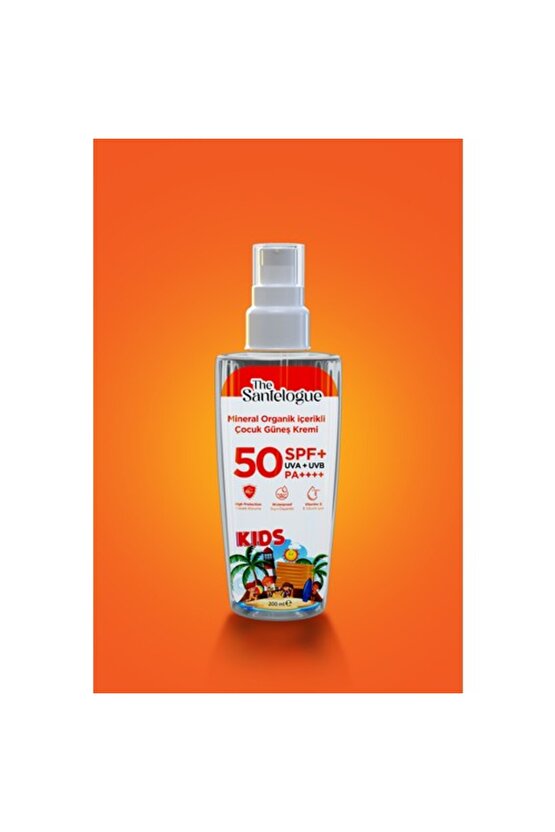 Organik Güneş Kremi Kids Spf50+ 200 Ml