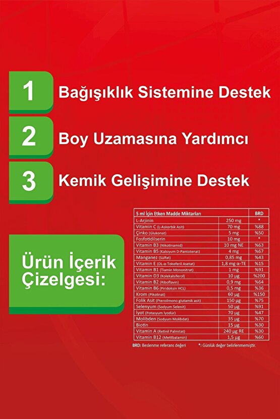 Vitaimmuneo Multivitamin Ve Multimineral Içeren Şurup 150 ml