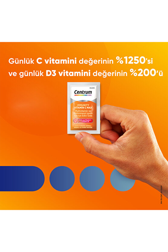 Immunity Vitamin C Max Efervesan Toz 14lü Saşe