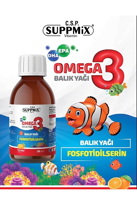Fosfatidilserin Omega 3 Şurup Balık Yağı