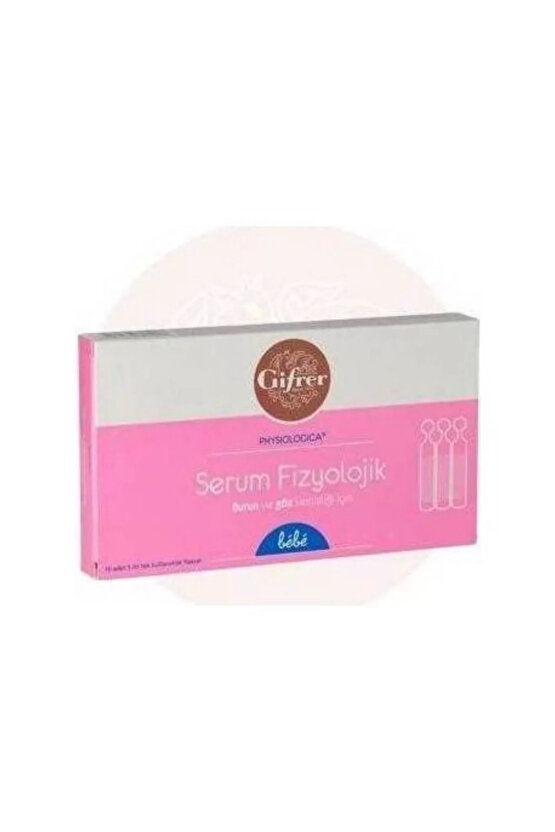 Serum Fizyolojik 5ml x 10 Flakon ( 1 ADET )