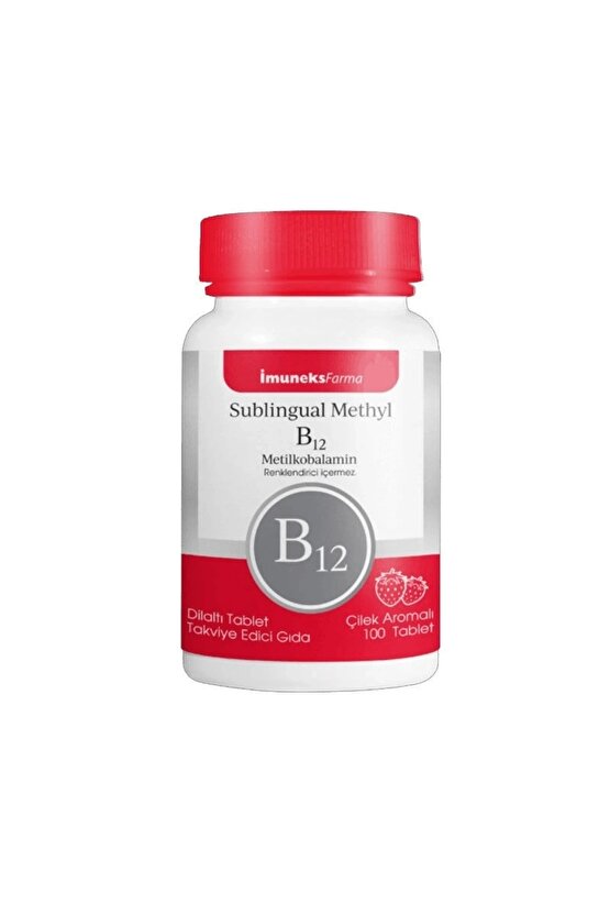 Sublingual Methyl B12 Dil Altı 100 Tablet