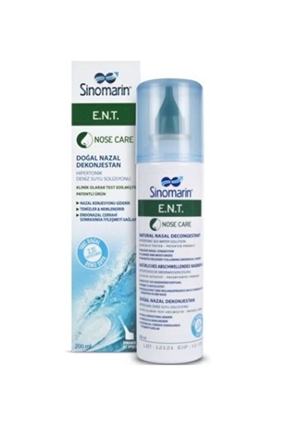 E.N.T. Deniz Suyu Burun Spreyi 200 ml