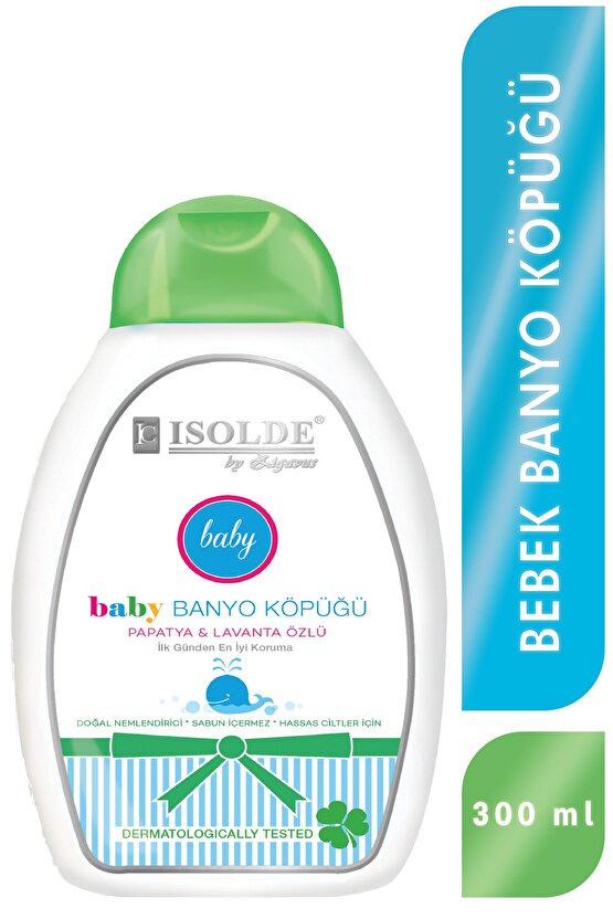 Isolde Banyo Köpüğü 300 ml -Hassas Bebek Cildine Özel Bakım  8699349138936
