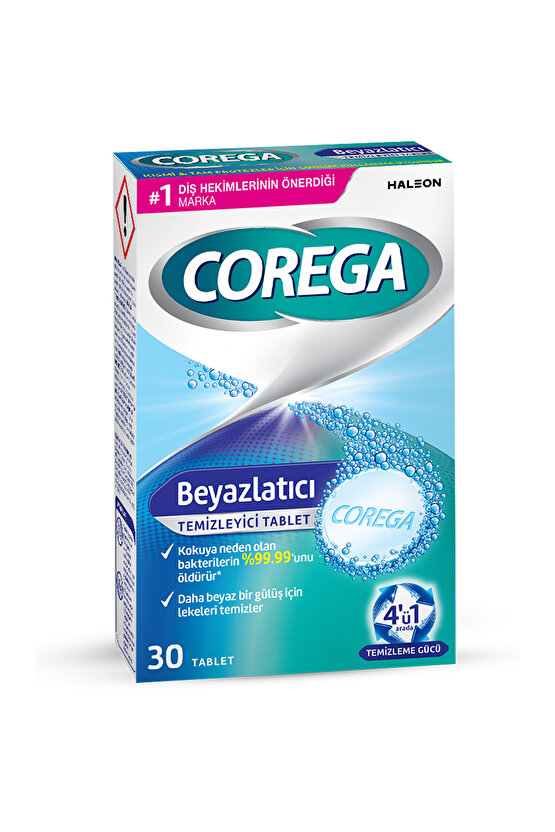 Diş Protezi Beyazlatıcı Temizleyici 30 Tablet