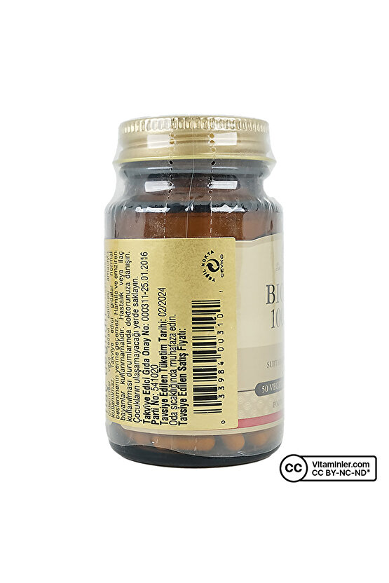 Biotin 1000 Mcg 50 Kapsül