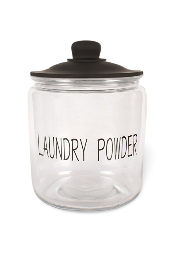 2’li Cam Deterjanlık Kavanoz Seti 3,8 L & 1,8 L – Laundry Powder  Bath Bombs, Saklama Kabı