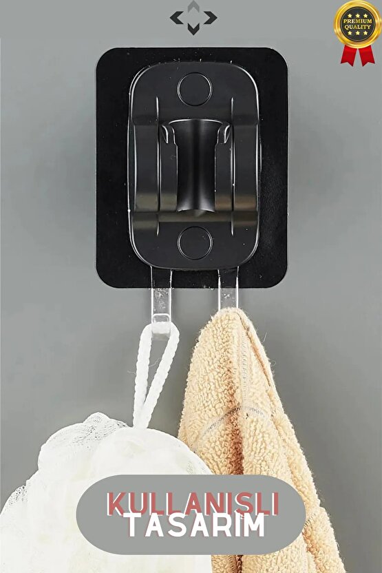 Kendinden Yapışkanlı Duş Askısı 2’li Güçlü Tutuculu Mafsal Duş Başlık Askısı